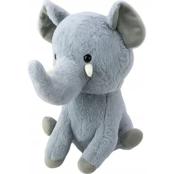 plyšák Plyšová Plyšák Velký Slon Šedý 36 cm