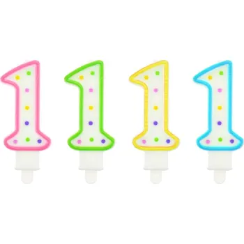 Dortová svíčka GD Svíčky dortové DOTS 1 tečky 547540