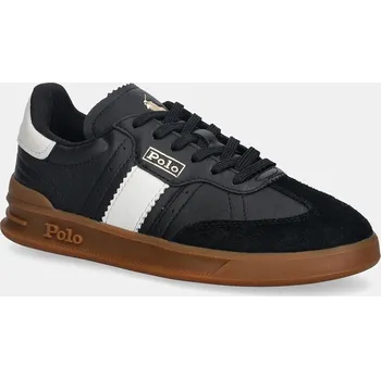 Pánská obuv Kožené tenisky Polo Ralph Lauren Heritage Aera 804956688008.001 černá 99X, EUR 36