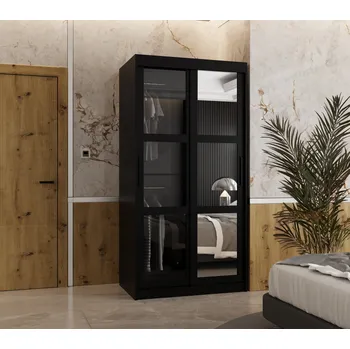 Šatní skříň Šatní skříň Abi Dome 2 Rozměry: 100 cm, Barva korpusu + barva dveří: Bílá + Bílá