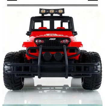 autíčko Hit! Červený Jeep off-road s dálkovým ovládáním – Auto se světly