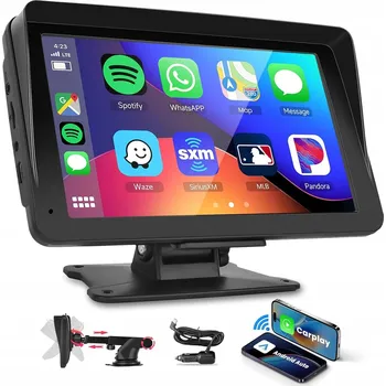 Autorádio Multimediální autorádio s AUX, Apple Carplay a Android Auto 7"