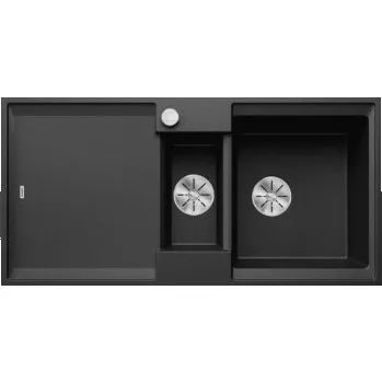 Kuchyňský dřez Blanco ADIRA 6 S-F Silgranit antracit oboustranné provedení s excentrem - 527610