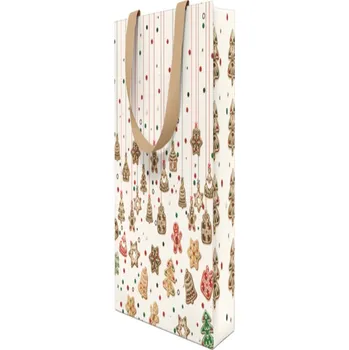 Dárková taška Anna Style Vánoční papírová taška Anna Style TX6 158 láhev ,balení 10 ks 590054