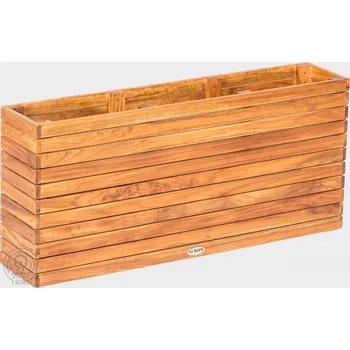 Květináč Truhlík z teaku FIORI III FK11078