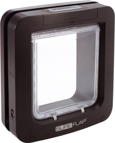 Dvířka SureFlap s mikročipem pro psy - hnědá
