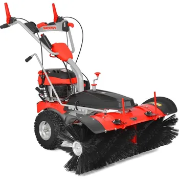 Sněhová fréza Motorový zametač - HECHT 8101 S (Motorový rotační kartáč s elektrickým startérem. Výkon 6,5 HP, obsah motoru 173 cm3. Záběr kartáče 100 cm.)