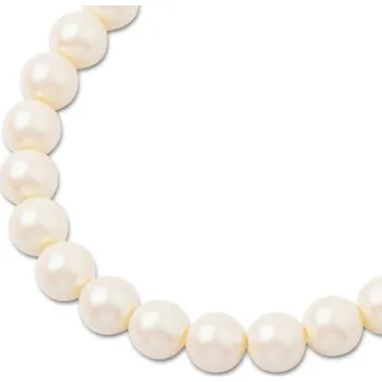 Korálek Preciosa kulatá perla MAXIMA 6 mm Pearlescent Cream