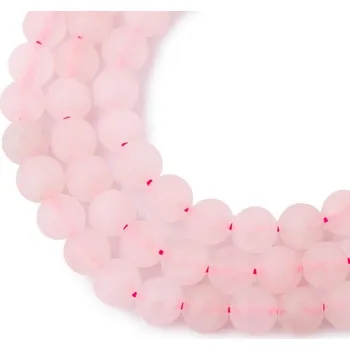 Korálek Korálky z minerálu Růženín matný 8 mm