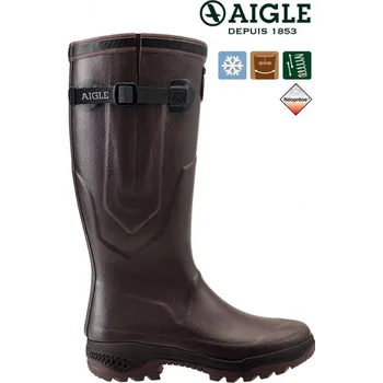 Pánské holínky AIGLE - PARCOURS® 2 Iso holínky hnědé Hnědá 44