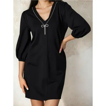 Dámská móda Sinsay - Minišaty - černá - 915EY-99X - 915EY-99X-XS