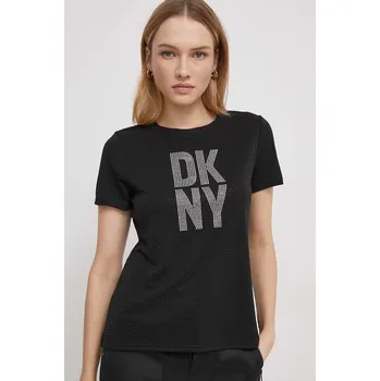 Pánské tričko Tričko Dkny černá barva, P3JHXDNA 99X, vel. S