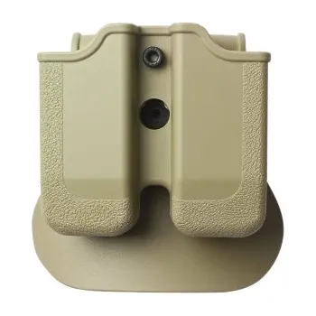 Příslušenství pro sportovní střelbu IMI Defense IMI-Z2030 - MP03 - polymerové pouzdro IMI Defense na 2 zásobníky (Beretta, Browning, Colt, CZ, EAA, Keltec, Magnum, SW, Sig, Taurus, Walther) - pískové