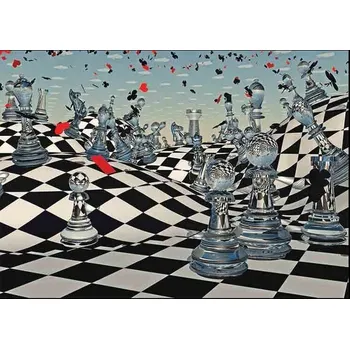 Puzzle Puzzle Gold Puzzle Šachová fantazie, 1000 dílků + k objednávce puzzle zdarma