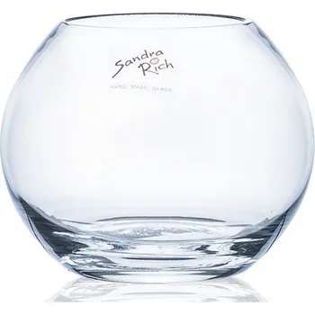 Váza Nohel Garden skleněná váza 12 x 10 cm čirá