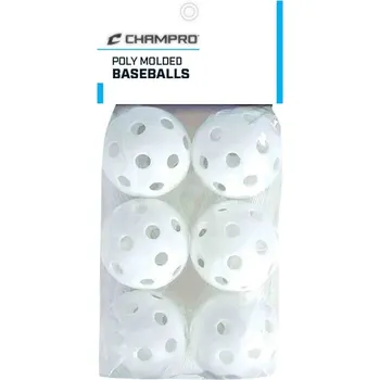 POLY BASEBALLS Champro - 6 PACK (9")