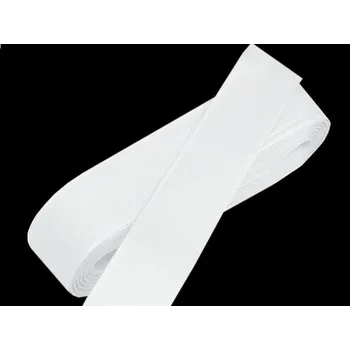 Stuha Stuha taftová šíře 25 mm 410385 návin 10 m - 100 bílá