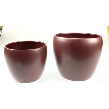 Obal keramický pr.15 cm hnědý ZT5500