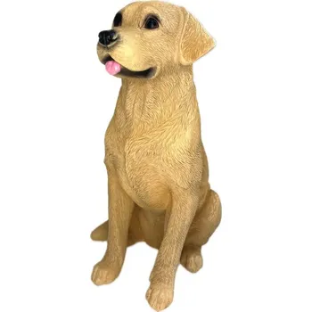 Pes zlatý retrívr polyresin 19x13,5x25 cm