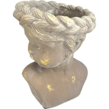 Květináč Květináč hlava žena pr. 22 cm