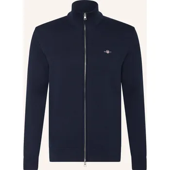 Pánské oblečení Gant Pánský Pletený Kardigan, tmavě modrá, S