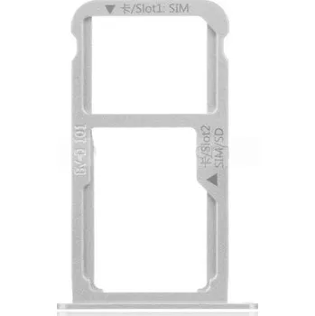 Huawei Mate 9, SIM tray ceramic bílý, držák, šuplík
