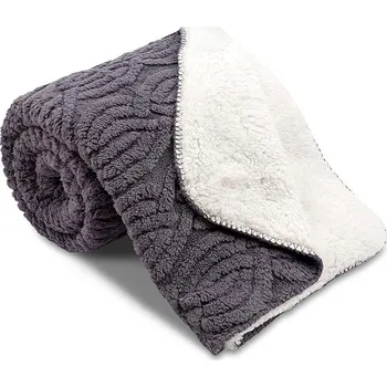deka Tegatex Deka mikroflanel SLEEP WELL® - ovečka copy Antracitová 150*200 cm