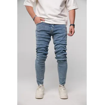 Pánské džíny 2Y Premium Světle modré skinny džíny – Skyline Blue Velikost: 38