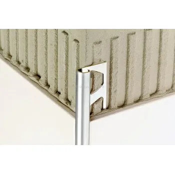 Stavební profil RONDEC-E Ukon. profil, Ušlechtilá ocel V2A, H=15mm, délka: 2,5m