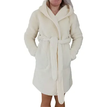 Dámský župan MERINO SVĚT Župan premium - kašmír a merino vlna Velikost: L