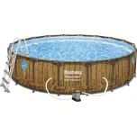 Bazén BESTWAY Power Steel Wood Swim Vista 5,49 x 1,22 m - 56977