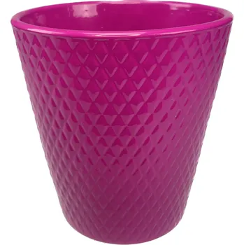 Obal na květináč Obal Orchid Harlekin 15 cm fuchsia gl.