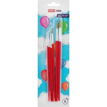 Umělecký štětec Sada štětců 6 ks kulaté