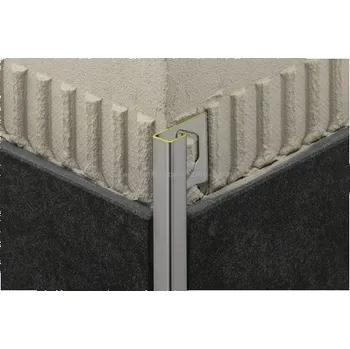 Stavební profil QUADEC-MC Ukon. profil, Mosaz Chromovaná, H=8mm, délka: 2,5m