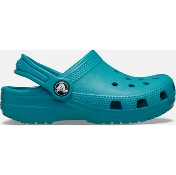 Dívčí pantofle Crocs Classic Clog T Turbo Teal 27-28