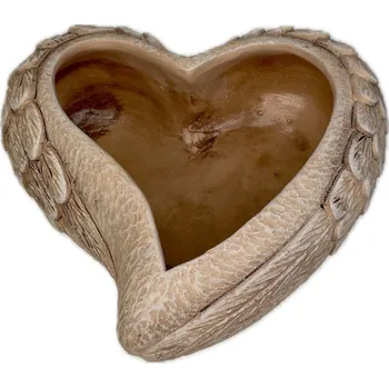 Srdce beton 20 cm miska
