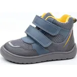 Dětské celoroční boty s membránou barefoot Protetika Banet grey | Botonozka.cz Velikost: 22