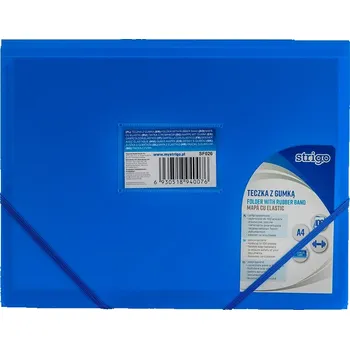 Strigo Desky s gumou A4 STRIGO modré ,balení 10 ks 372389