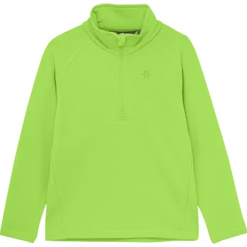 Pánská mikina Juniorská lyžařská flísová mikina COLOR KIDS-Fleece Pulli - Stretch-741821.2144-Green Gecko Zelená 140