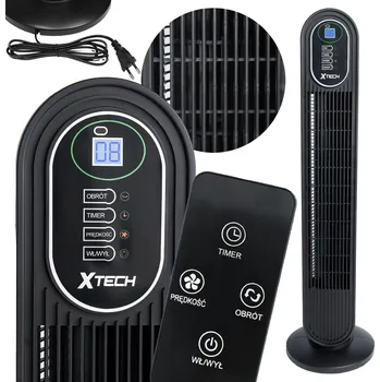 Domácí ventilátor Podlahový ventilátor Xtech KW-02 černý
