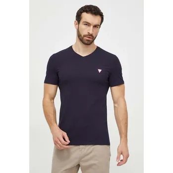 Bavlněné tričko Guess M2YI37.I3Z14 námořnická modř 59X, vel. XS