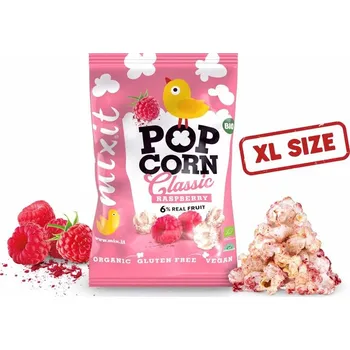 Mixit Velký BIO popcorn – Malina (75 g)