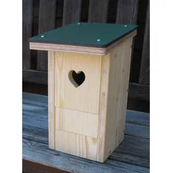 Hnízdní budka Ptačí budka dřevěná 3 v 1 SRDCE ZDB3V1S