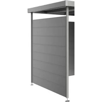 Zahradní domek Boční stěna k postranní stříšce HIGHLINE H5 šedý křemen BH88068