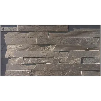 Obklad VANTO NATURAL STONES Obklad kamenný břidlice černá 15x60cm
