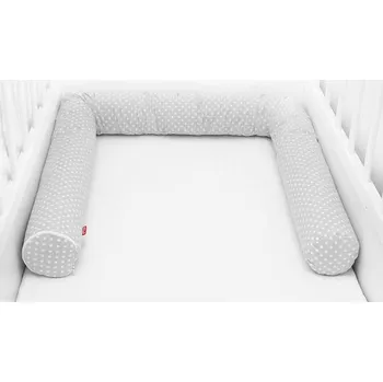 Dětsný nábytek Scamp mantinel do postýlky válec (GreyDots) - 3×60 cm