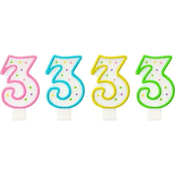 GD Svíčky dortové DOTS 3 tečky 296880