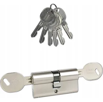 Vložka do dveří Cylindrická vložka 30+40 6kl. Ni, 3. bezpečnostní třída s prostupovou spojkou RICHTER