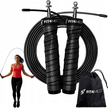 Švihadlo Fit4Med plastové Švihadlo 300 cm černé