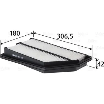 Filtr do auta Vzduchový filtr VALEO 585446